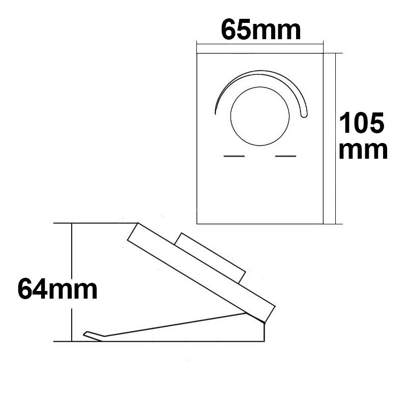 ISOLED Sys-One single color 1 Zone Tisch-Drehknopf-Fernbedienung mit Batterie - 2