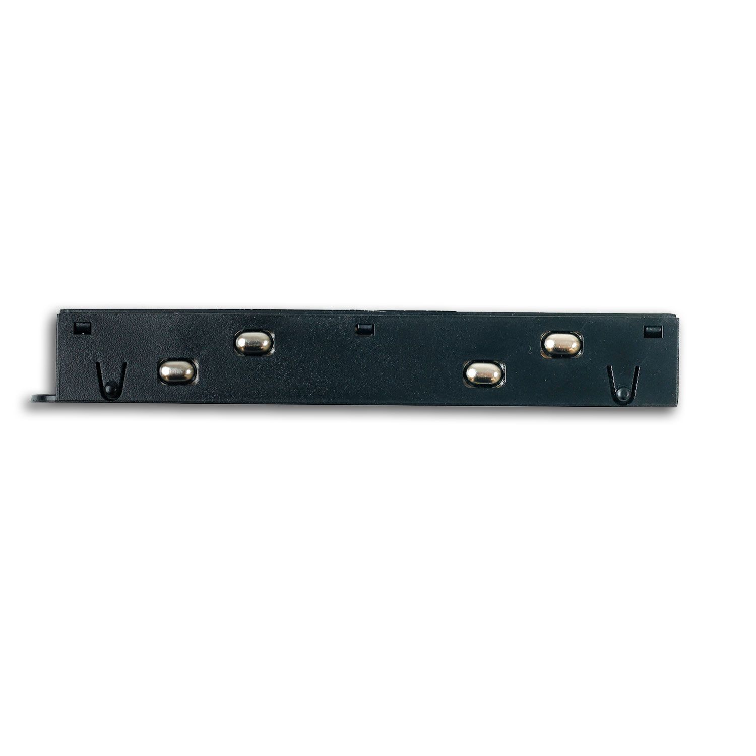 ISOLED Track48 Linear-Verbinder-Mini, starr, stromführend, schwarz, max. 6A, 4-polig - 2