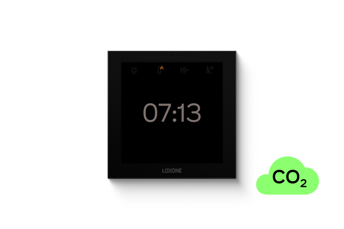 Loxone Touch Pure Display CO2 Tree - 1