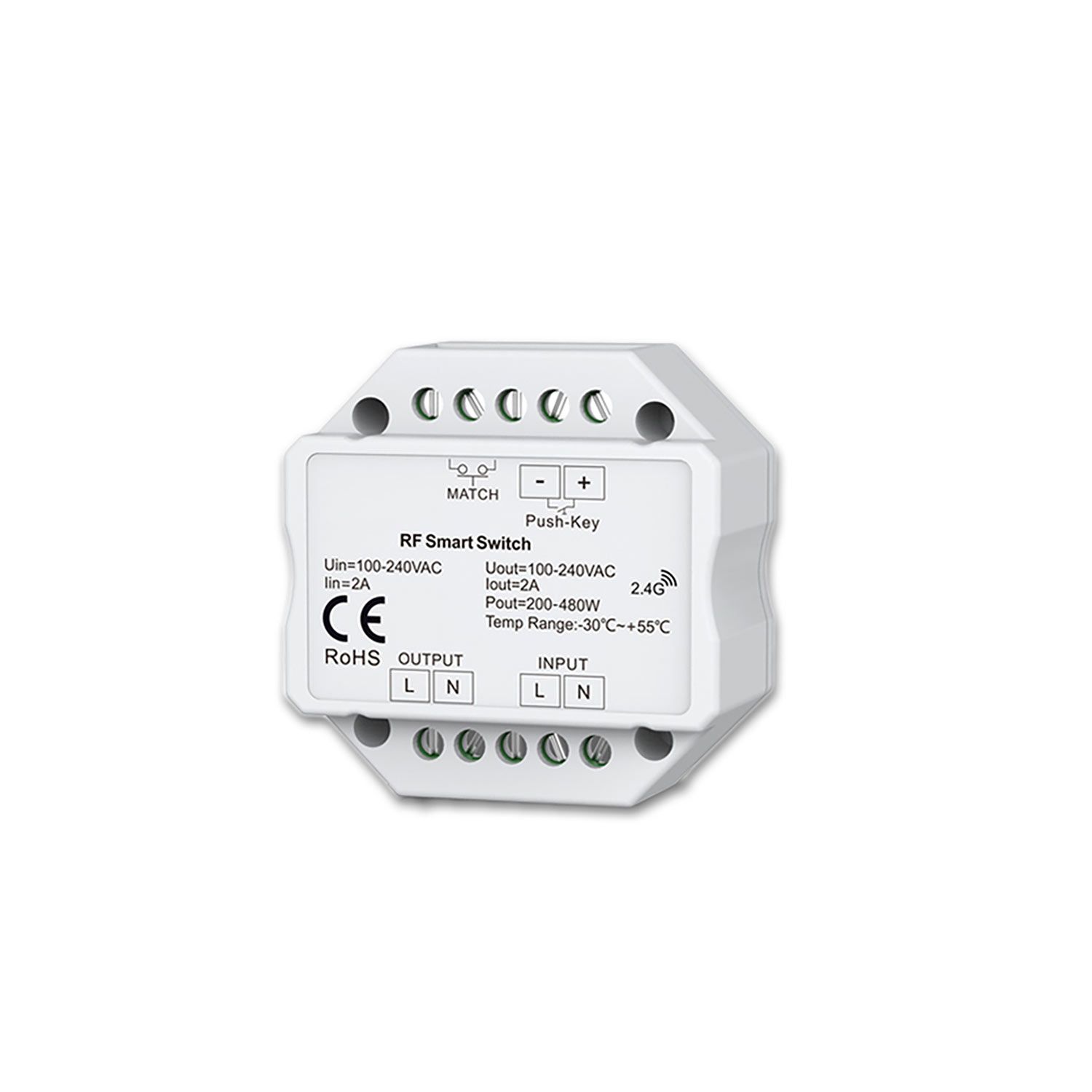 ISOLED Sys-Pro Push/Funk Mesh-Switch Ein/Aus 100-240V, 720W ISOLED Sys-Pro Push/Funk Mesh-Switch Ein/Aus 100-240V, 720W - 1