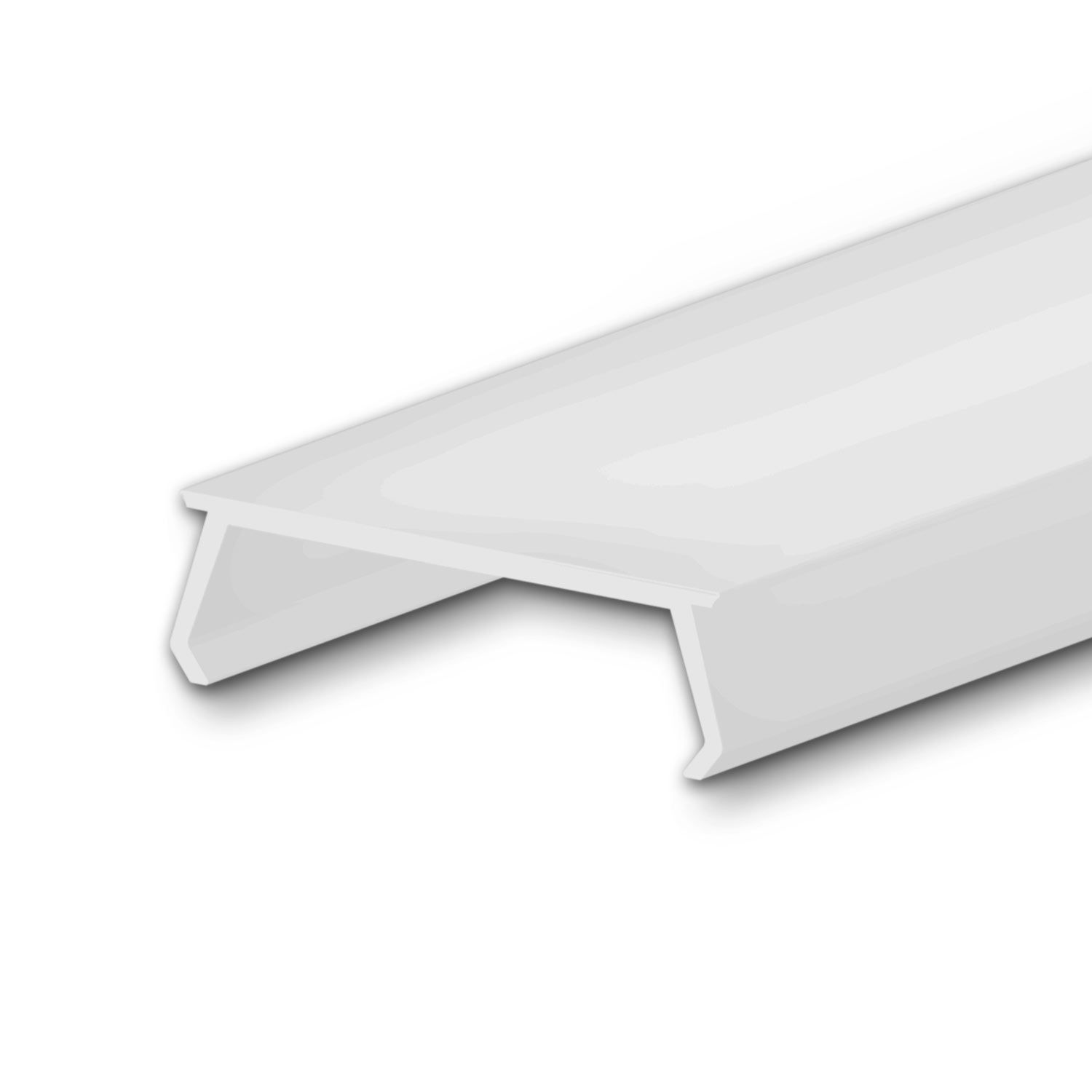 ISOLED Abdeckung COVER47 weiß matt 200cm für T-Profil 20, 21 Ceiling - 1