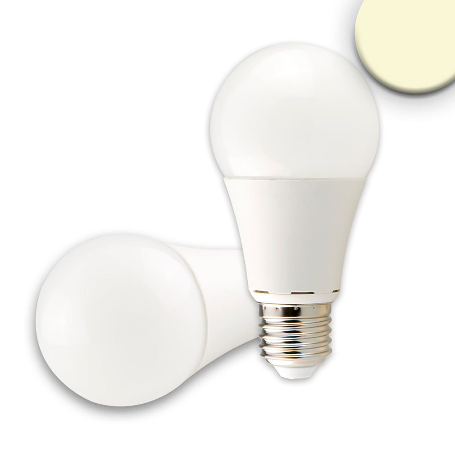 ISOLED E27 LED 9W G60, 270°, weiß, warmweiß ISOLED E27 LED 9W G60, 270°, weiß, warmweiß - 1