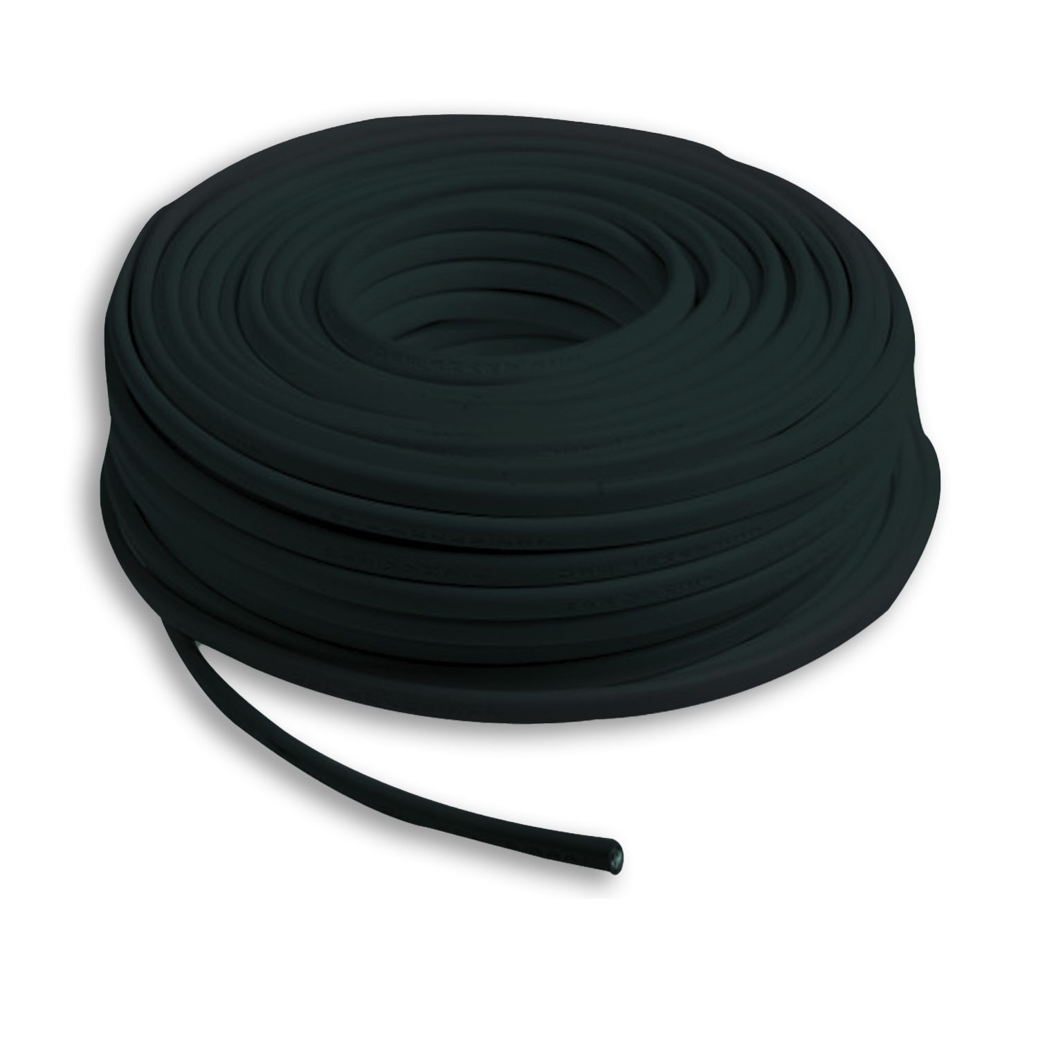 ISOLED Kabel PUR ummantelt schwarz, 2x0,5mm² H05BQ-F, Meterware ISOLED Kabel PUR ummantelt schwarz, 2x0,5mm² H05BQ-F, Meterware - 1
