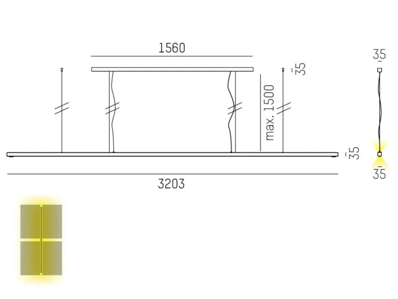 Molto Luce LENS QUAD PDI (weiß) - Produktbild 2