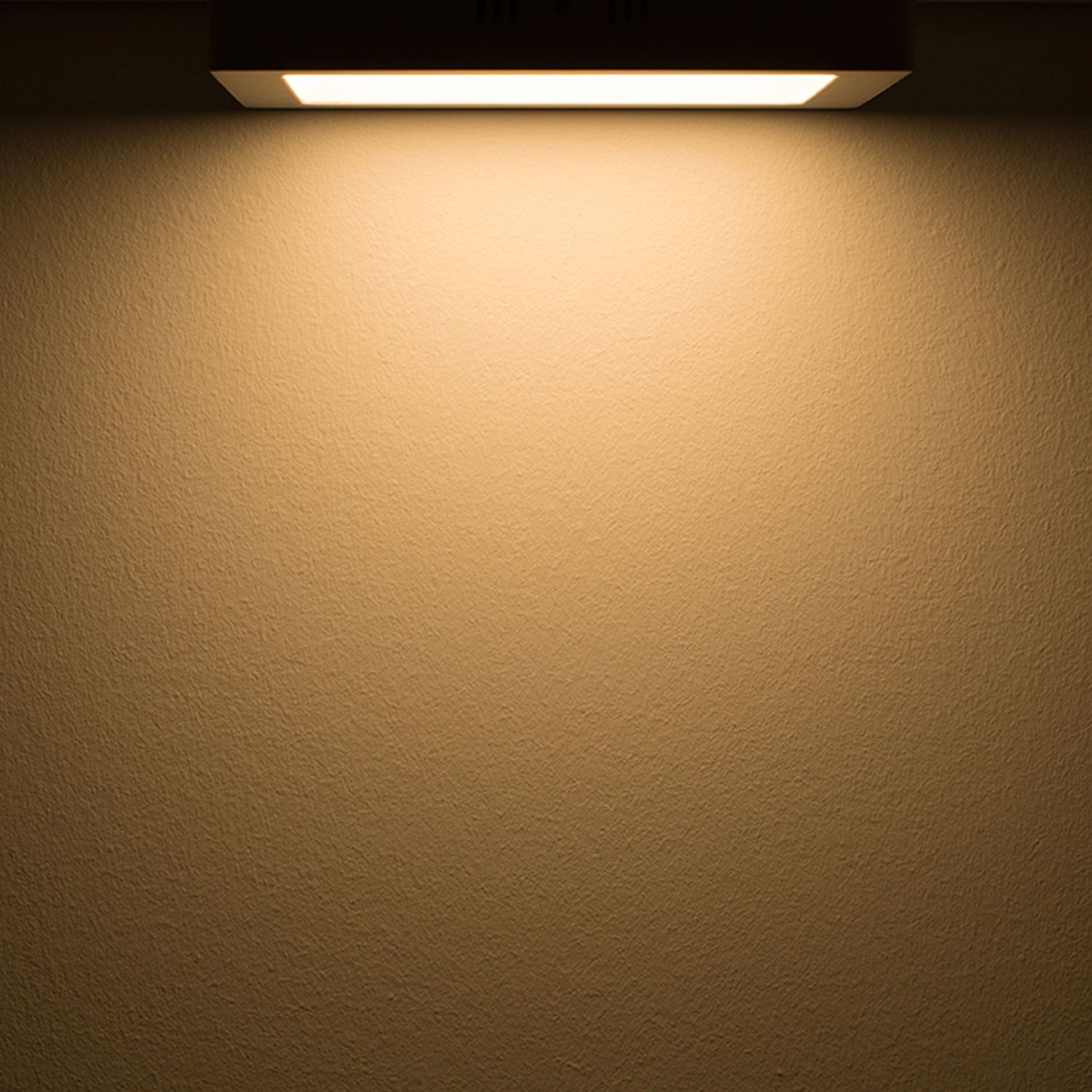 ISOLED Deckenlampe Slim eckig weiß, 220x220mm, mit PIR-Bewegungssensor, 18W, Trafo integriert, warmweiß - 4