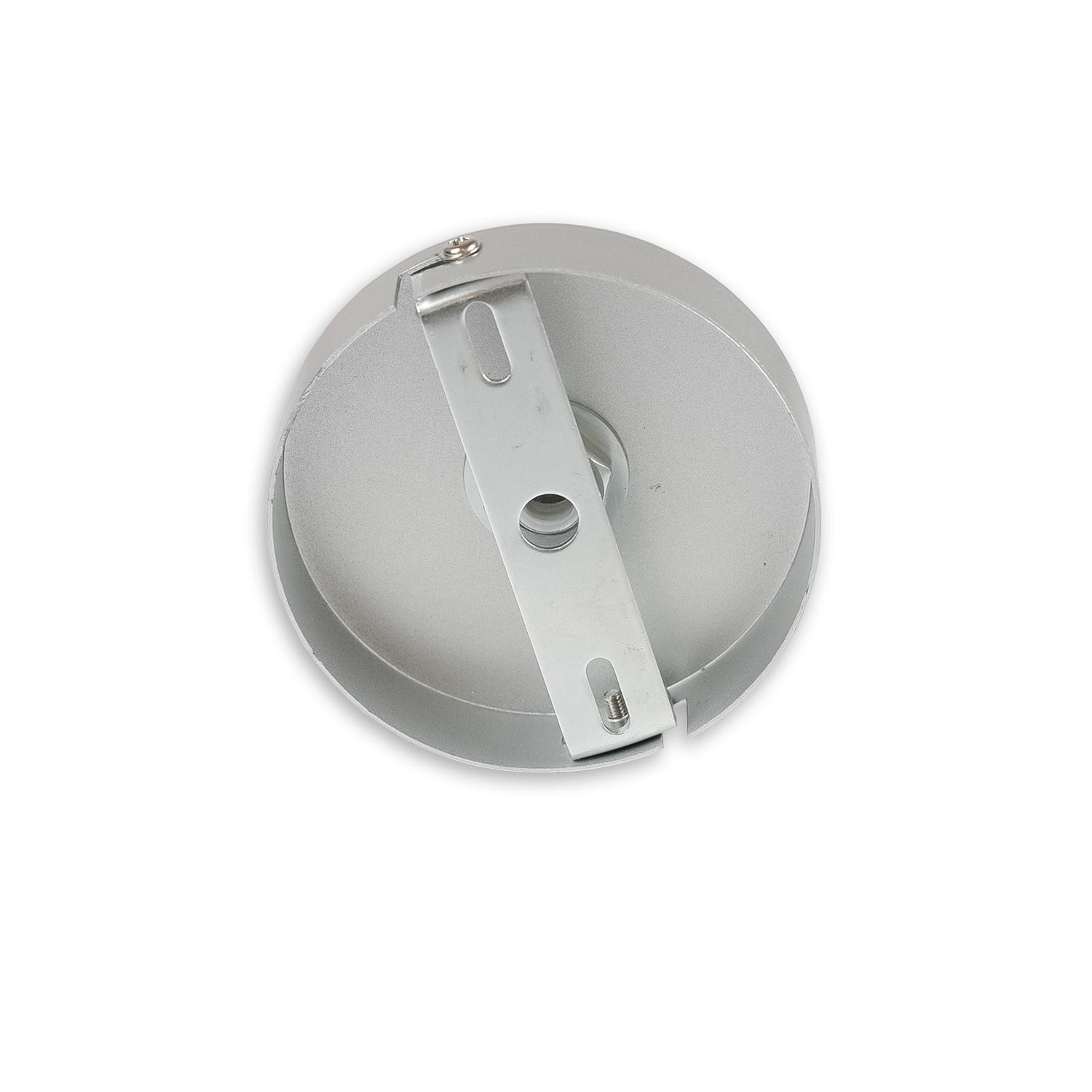 ISOLED Deckenbaldachin rund, grau, für Kabel mit bis zu max. 9,8mm Manteldurchm. - 2