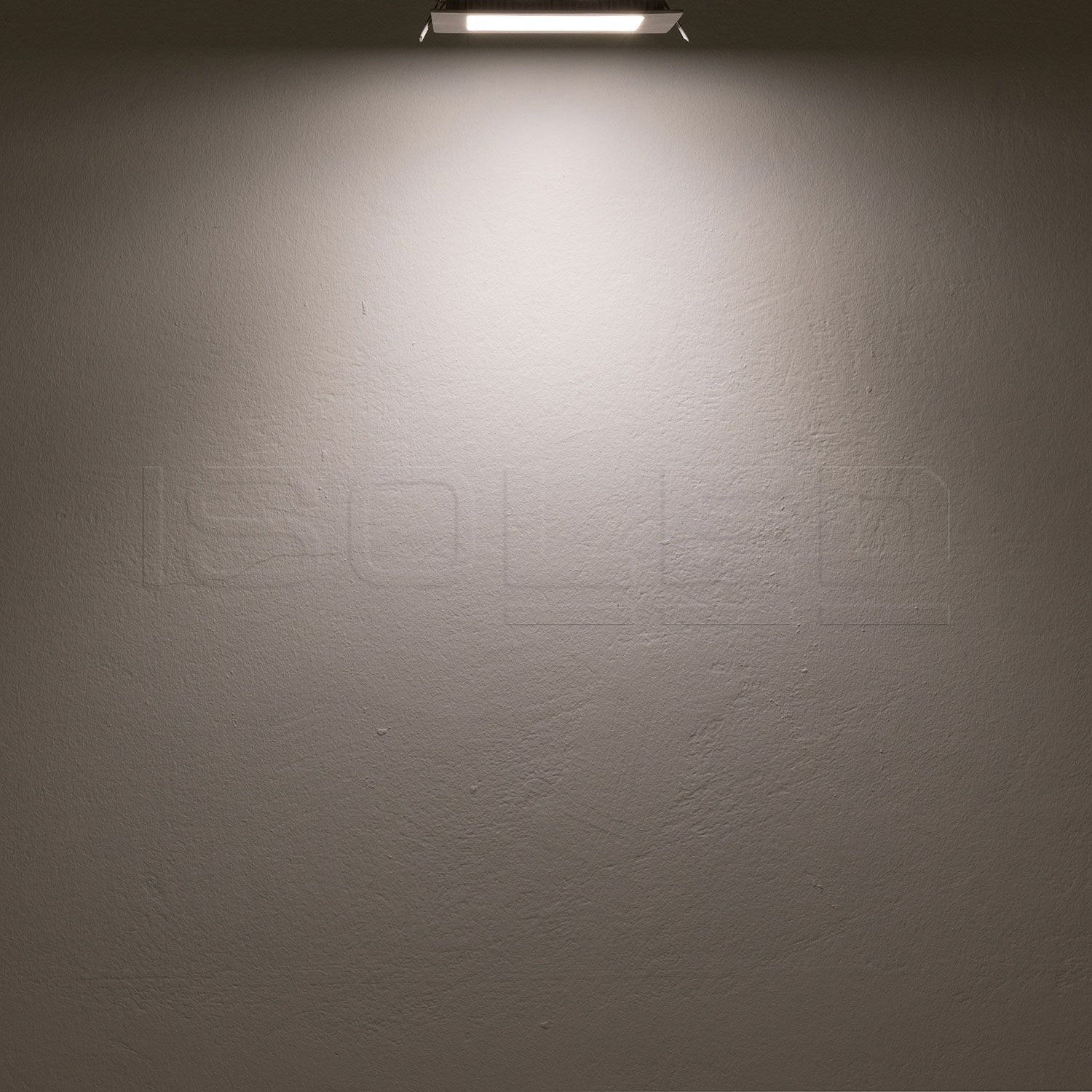 ISOLED LED Downlight, 9W, eckig, ultraflach, blendungsreduziert, weiß, neutralweiß, dimmbar CRI90 - 4