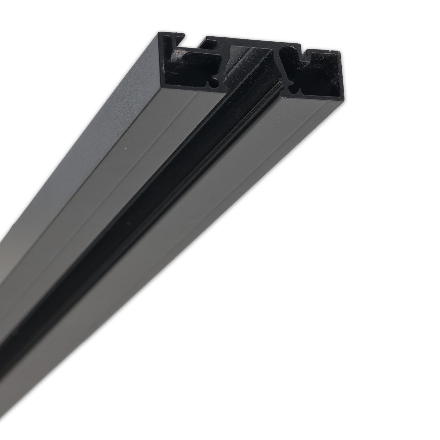ISOLED Gardinenprofil Curtain10 ONE, schwarz RAL9005, 200cm - 5