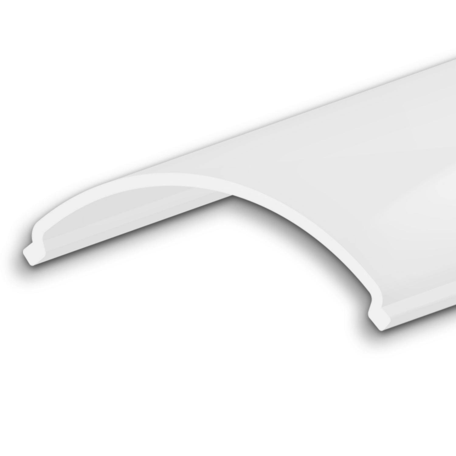ISOLED Abdeckung COVER49 opal/satiniert 300cm für Profil CORNER10 SLIM - 1