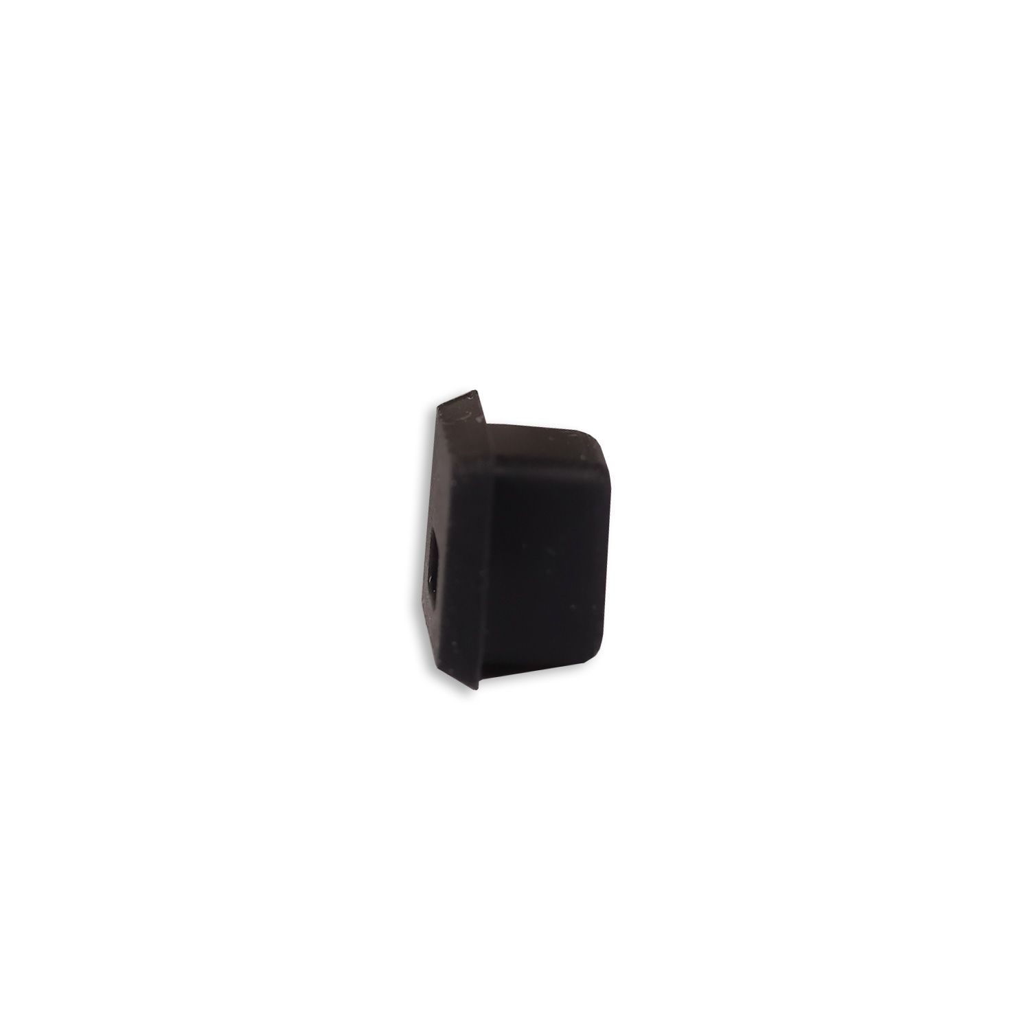 ISOLED Endkappe EC 123 für Profil SURF8, schwarz, 1 STK, mit Kabeldurchführung - 2