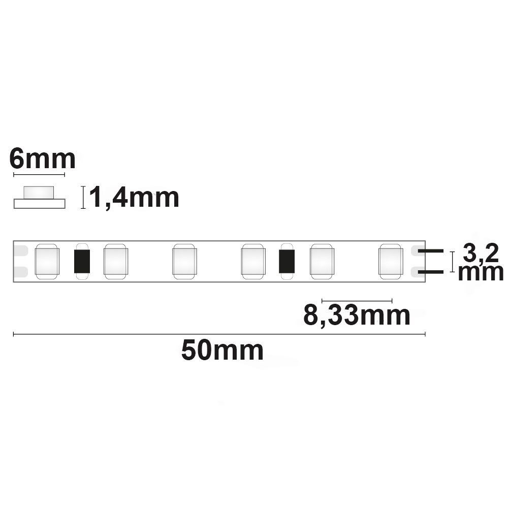 ISOLED LED CRI927 MICRO Linear Flexband, 24V DC, 15W, IP20, 2700K, 5m Rolle, 120 LED/m - 4