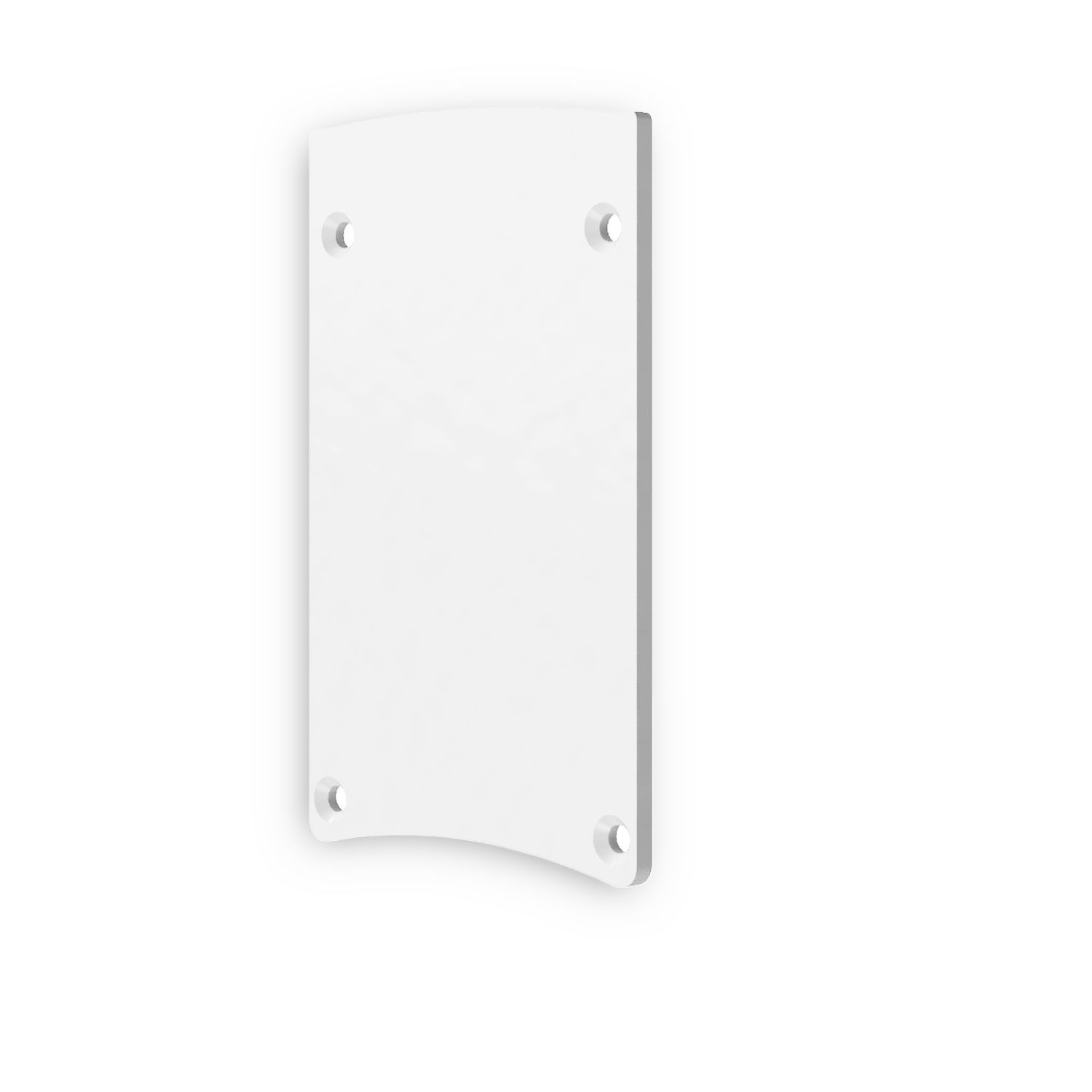 ISOLED Endkappe EC124 Aluminium weiß für Leuchtenprofil HALON mit Cover C29/C61 ISOLED Endkappe EC124 Aluminium weiß für Leuchtenprofil HALON mit Cover C29/C61 - 1