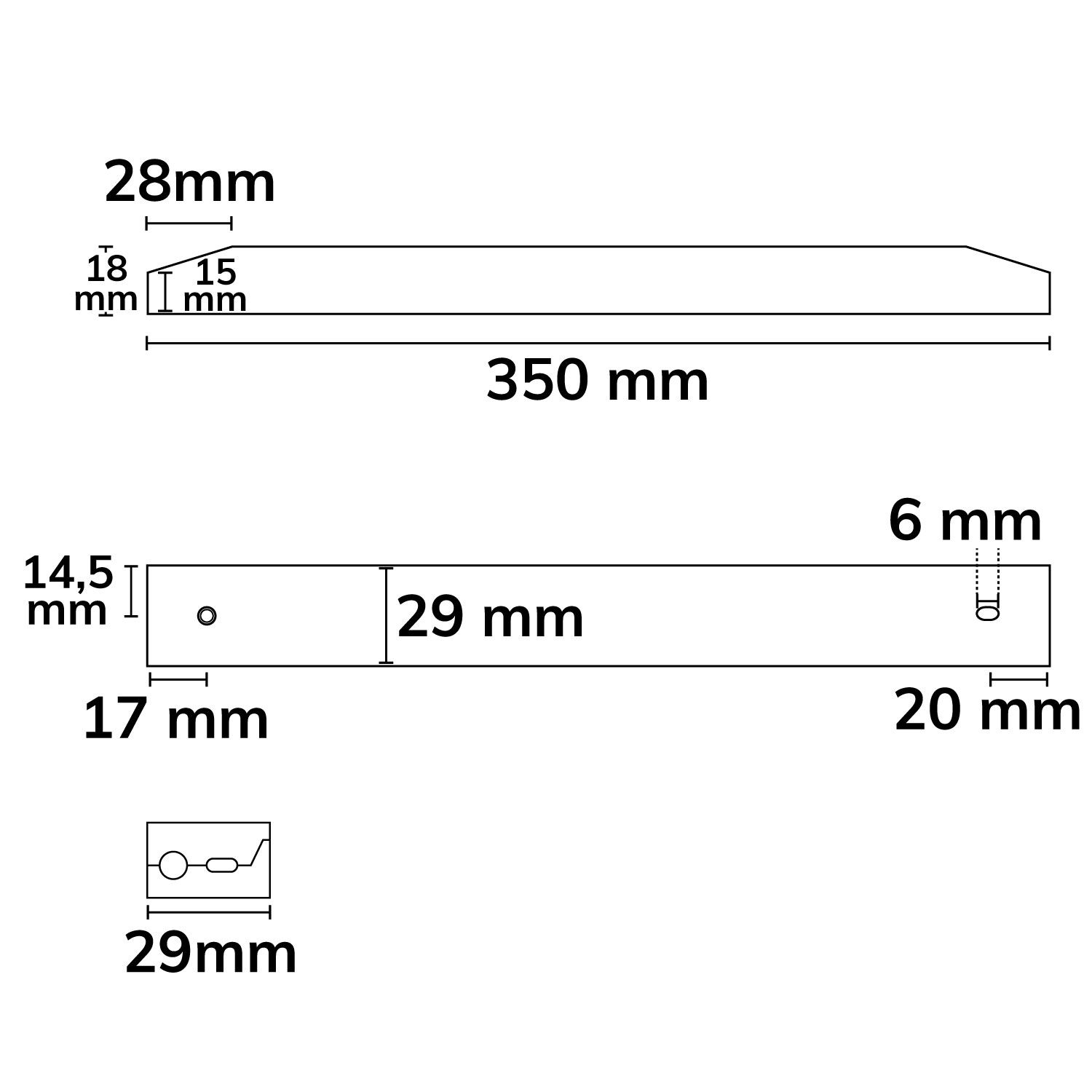 ISOLED LED PWM-Leuchten-Trafo 24V/DC, 0-100W, 1-10V dimmbar, SELV, flach, schmal - 3