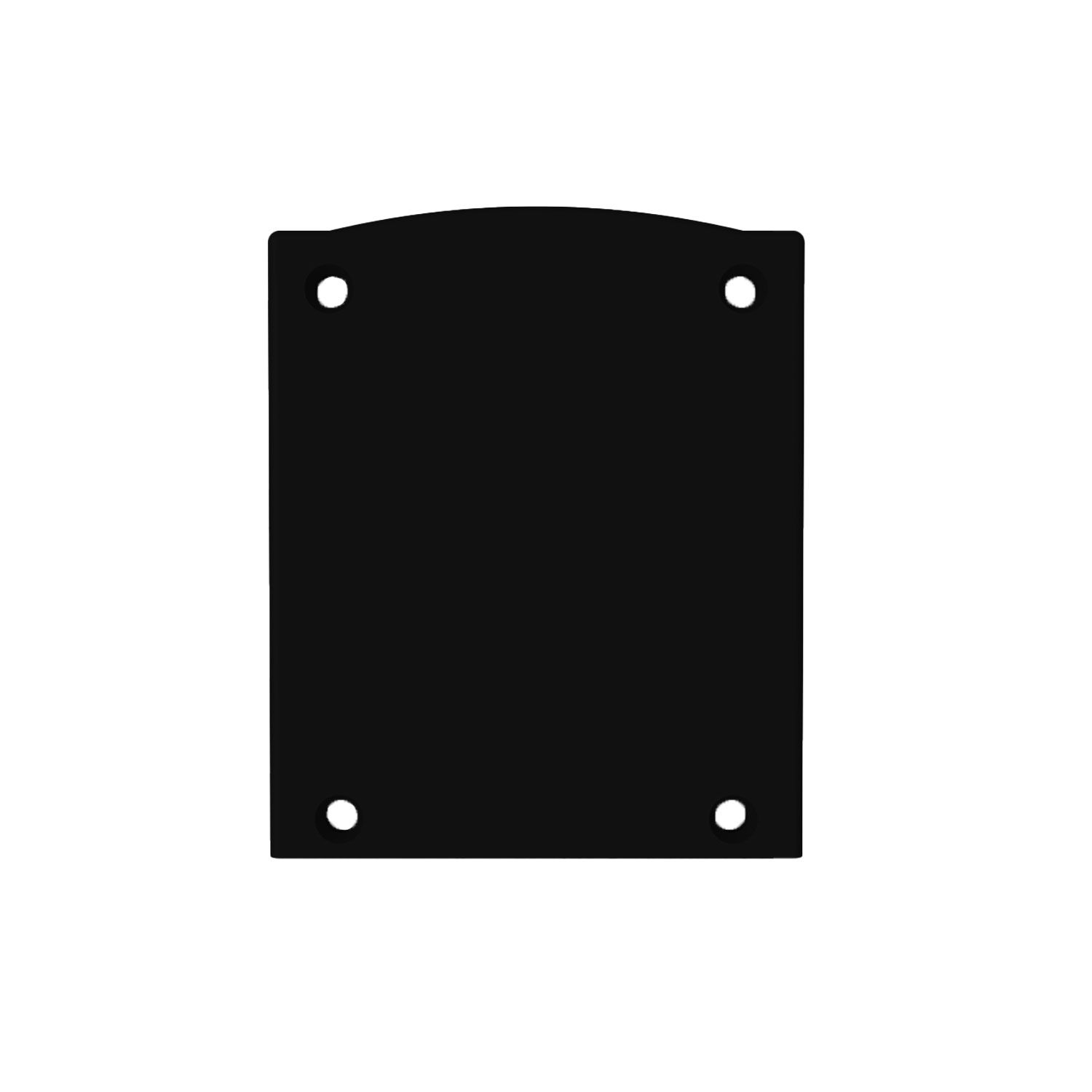ISOLED Endkappe EC116 Alu schwarz für LAMP30 V1+V2, Halbrund, 2 STK, inkl. Schrauben ISOLED Endkappe EC116 Alu schwarz für LAMP30 V1+V2, Halbrund, 2 STK, inkl. Schrauben - 1