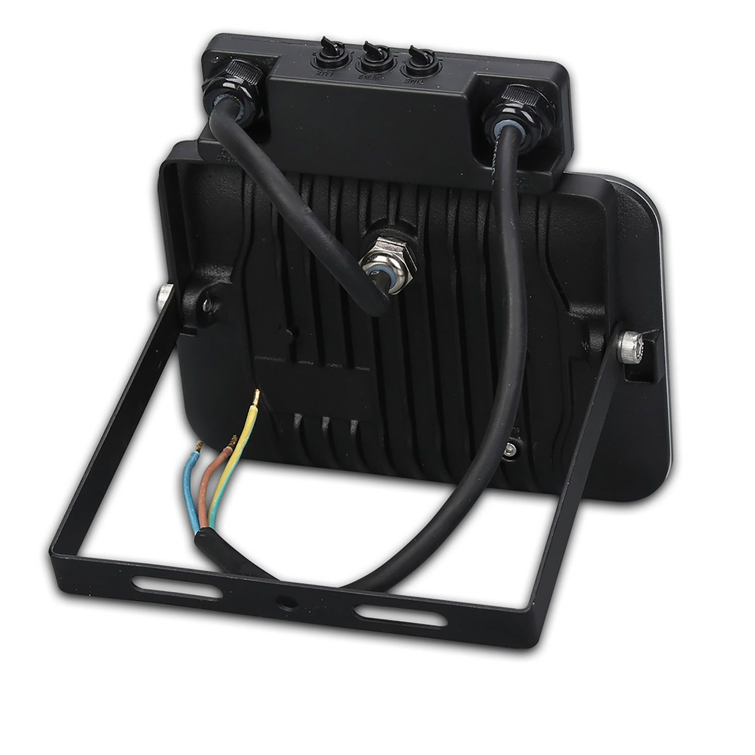 ISOLED LED Fluter mit PIR-Bewegungssensor 30W, warmweiß, schwarz, IP65 - 3
