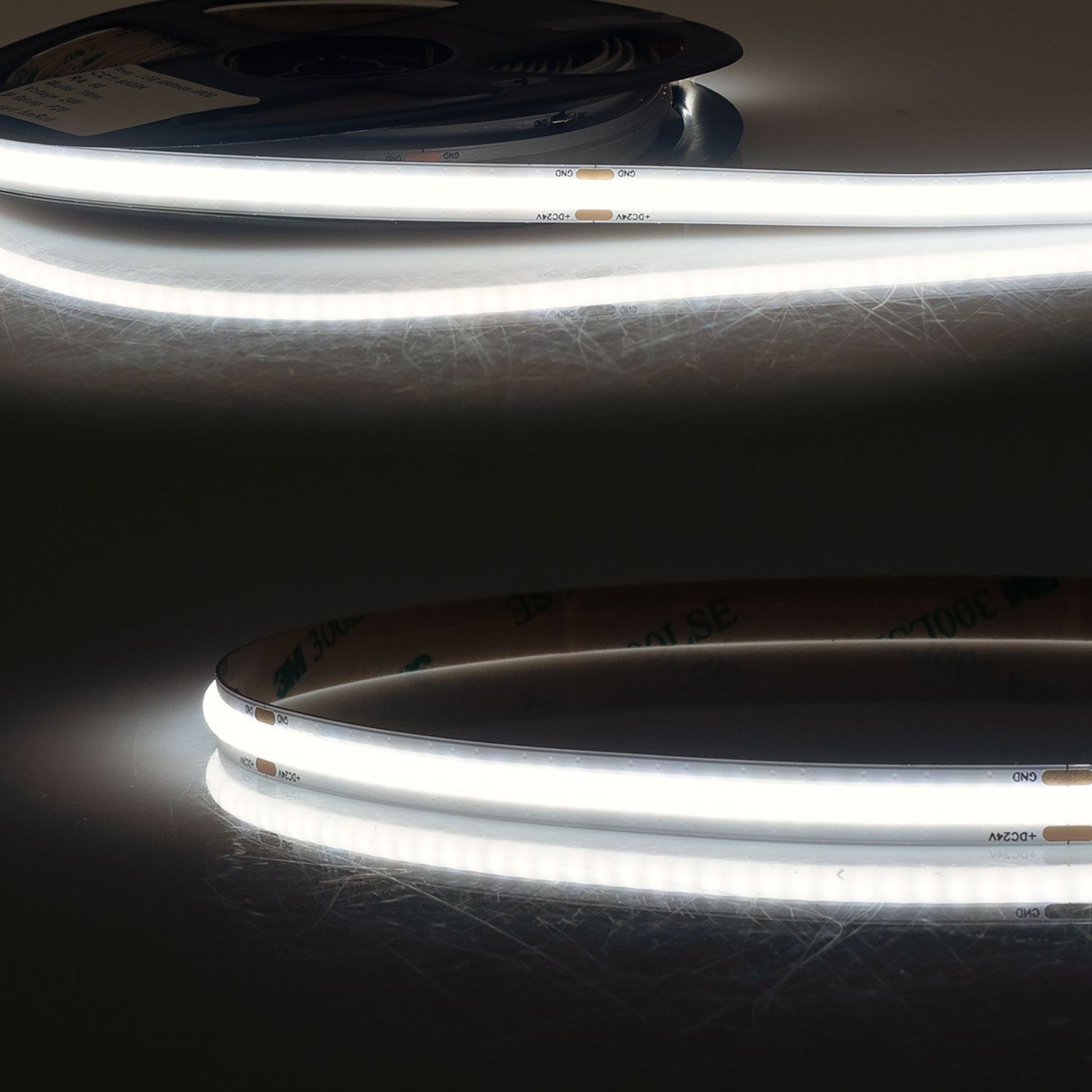 ISOLED LED COB940 Linear Flexband, 24V DC, 8W, IP20, 4000K, 5m Rolle, 480 LED/m ISOLED LED COB940 Linear Flexband, 24V DC, 8W, IP20, 4000K, 5m Rolle, 480 LED/m - 1