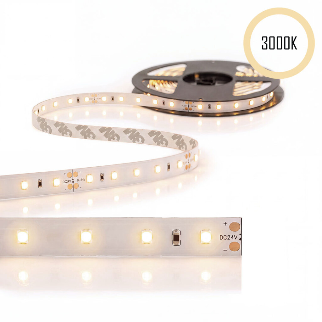 Emilum Flex Stripe 24V, 14.4W, 3000K, CRI90, 60LED, IP20, 10mm - 1