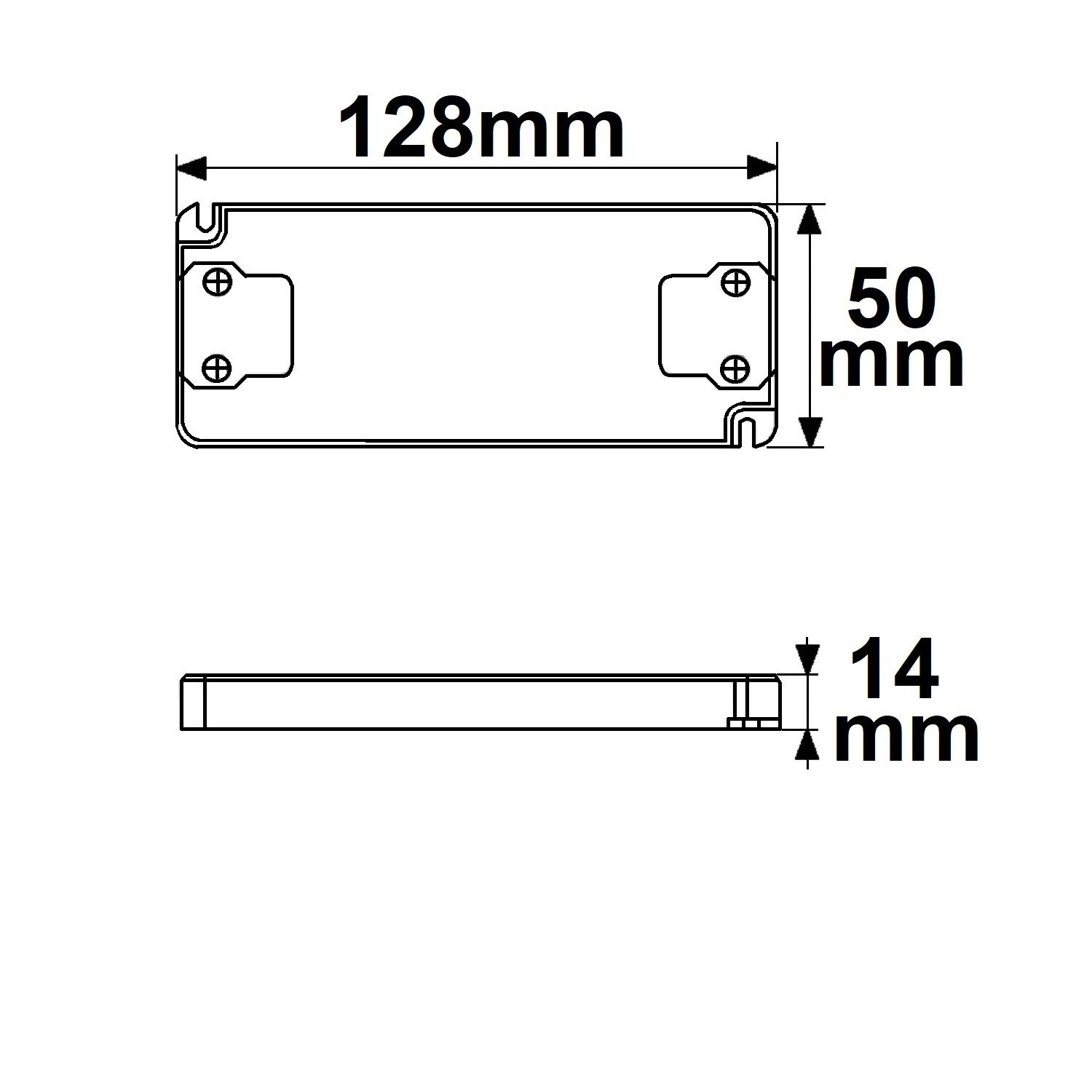 ISOLED LED Trafo 12V/DC, 0-20W, ultraflach - 2