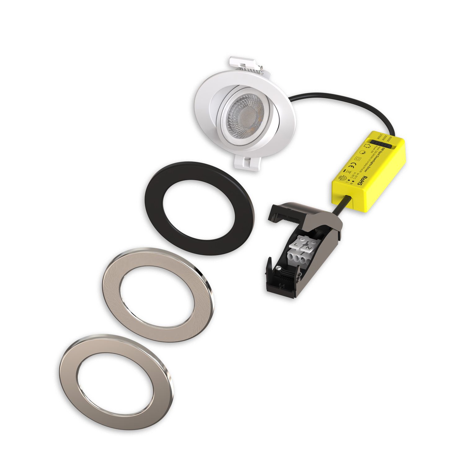 ISOLED Cover chrom für Einbaustrahler Sphere-68 - 4