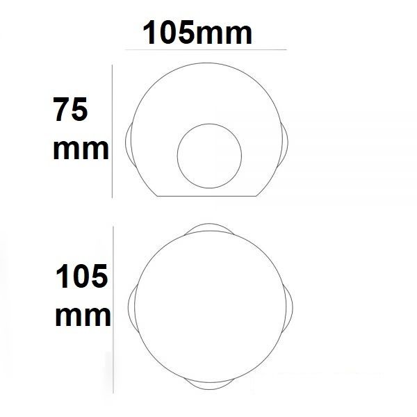 ISOLED LED Wandleuchte Up&Down 4*1W CREE, IP54, sandweiß, warmweiß - 2