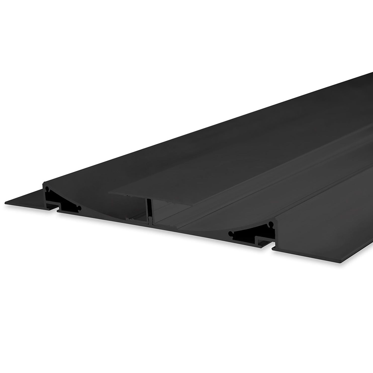 ISOLED LED Trockenbau-Leuchtenprofil Double Curve, schwarz pulverbeschichtet RAL 9005, 200cm ISOLED LED Trockenbau-Leuchtenprofil Double Curve, schwarz pulverbeschichtet RAL 9005, 200cm - 1