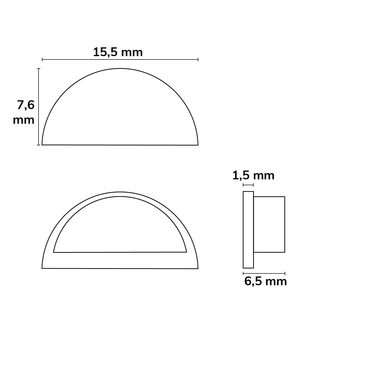 ISOLED Endkappe EC 73 für Profil SURF12 HIDDEN, 1 STK - 2