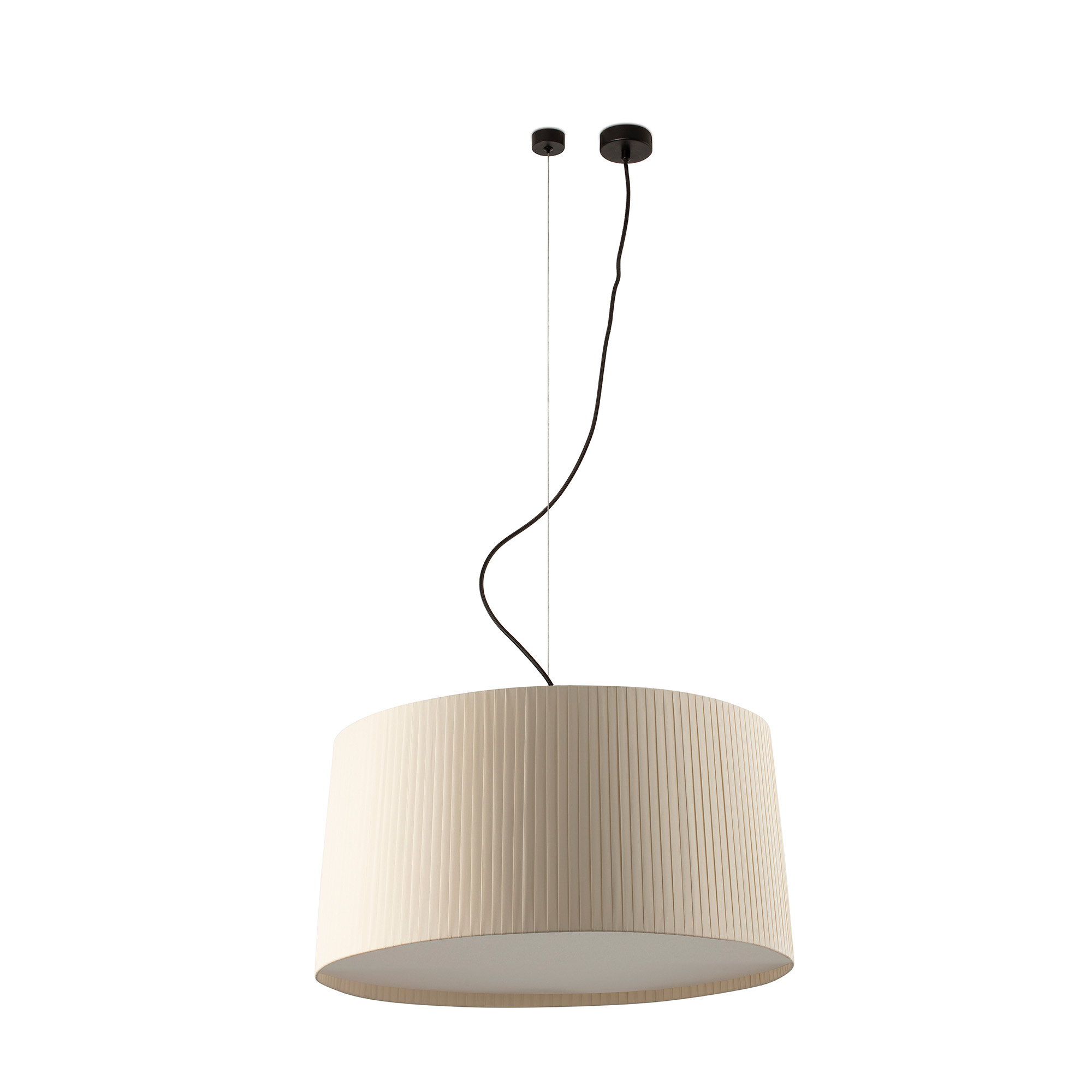Faro SAMBA 700 Verschobene Pendelleuchte schwarz/beige - 1
