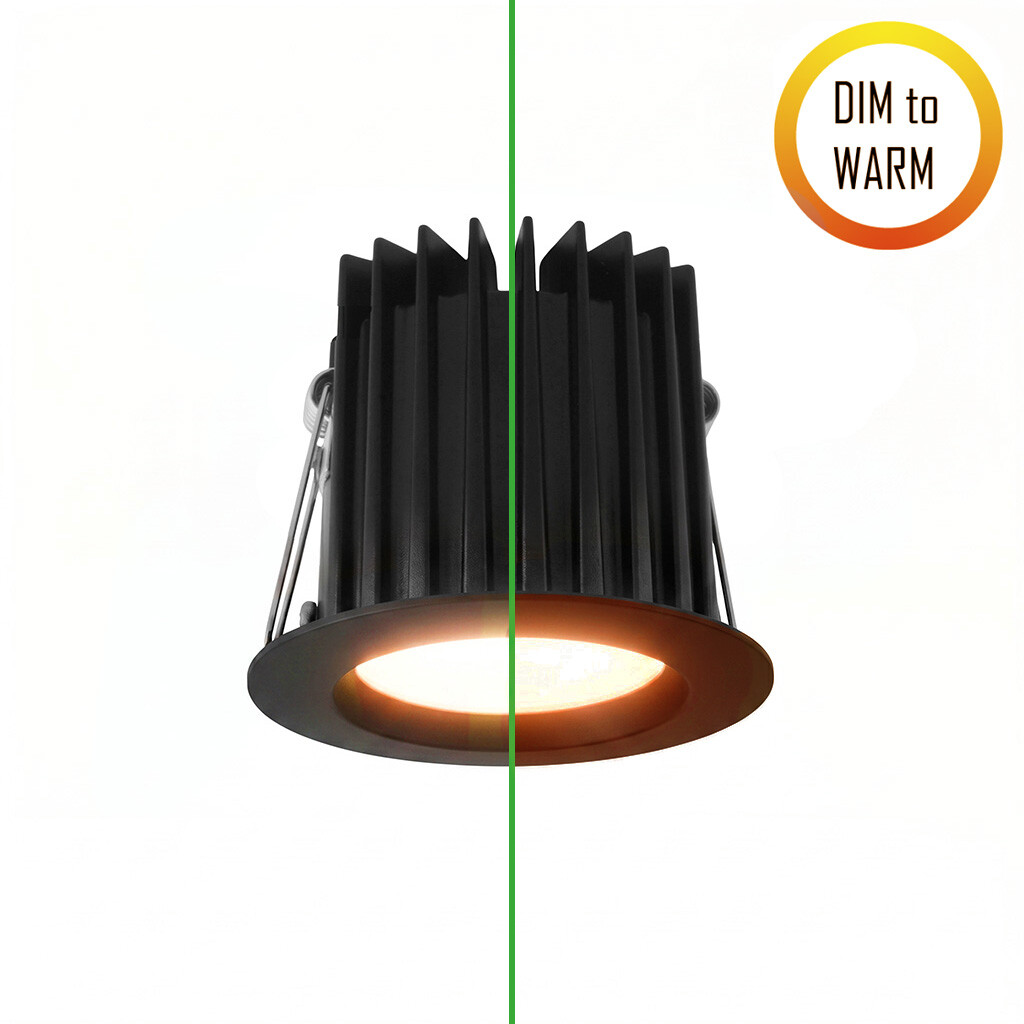 Emilum LED-Spot 24V, 10W, Dim to Warm, CRI90 Schwarz Emilum LED-Spot 24V, 10W, Dim to Warm, CRI90 Schwarz - 1