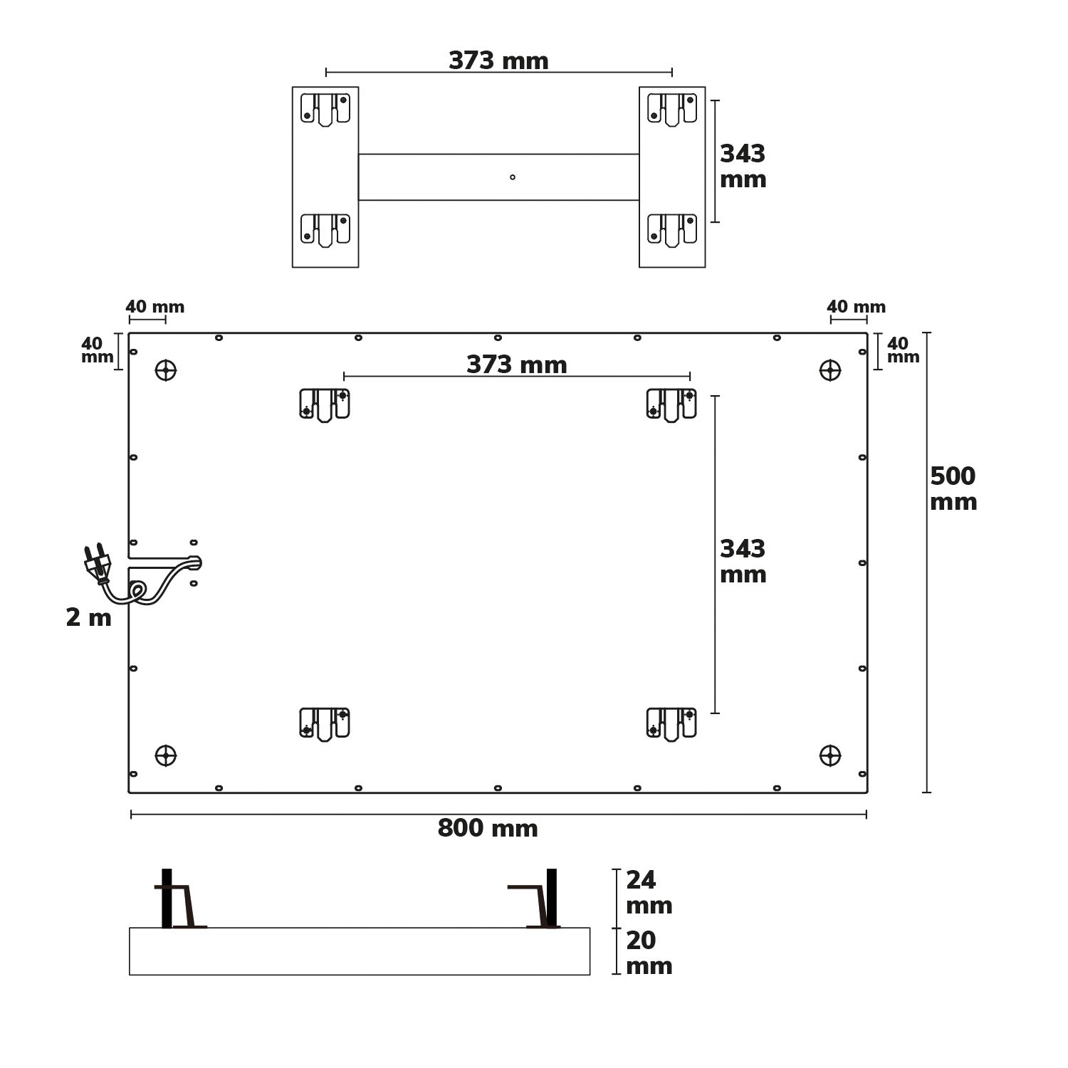 ISOLED Infrarot-Panel BEST STANDARD 500x800mm, 370W - 3