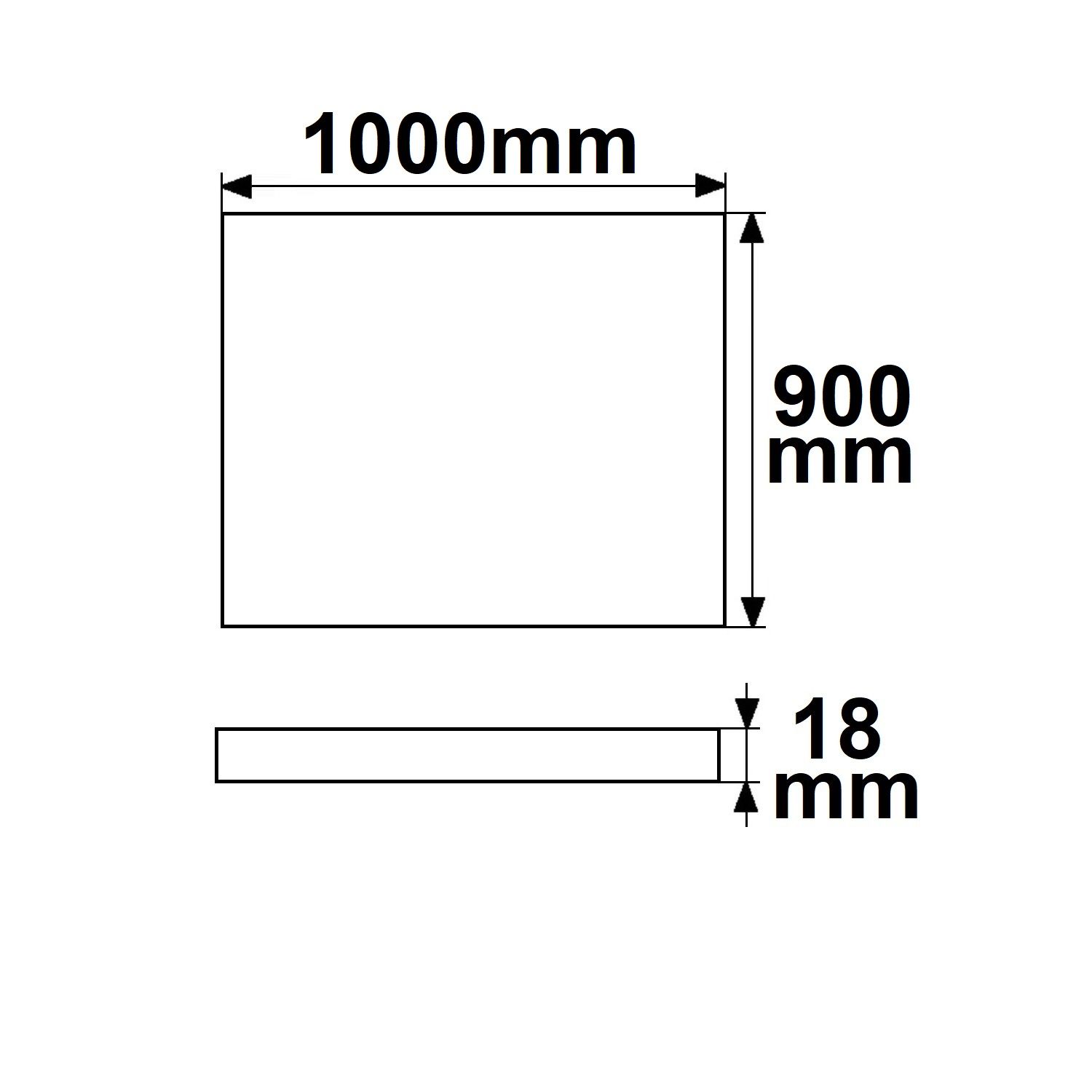 ISOLED Infrarot-Panel PREMIUM Professional 905, 900x1000mm, 860W - 2