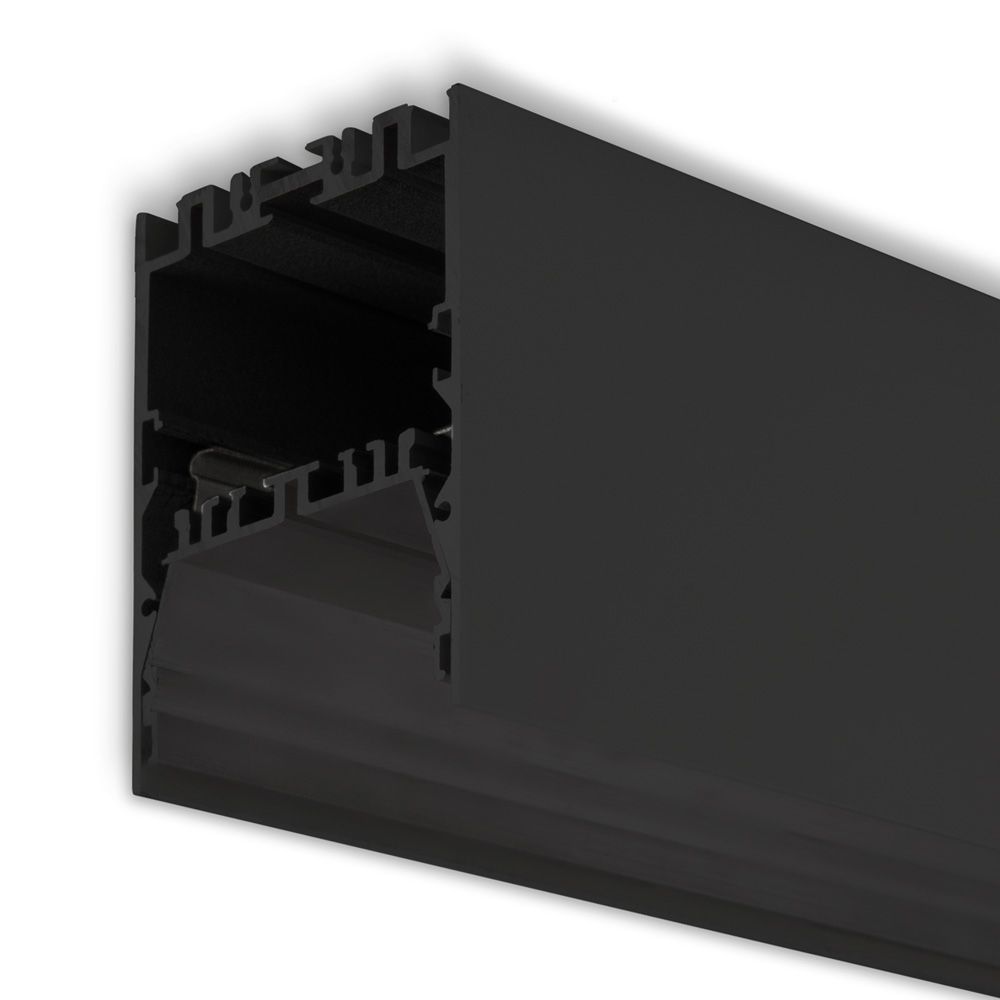 ISOLED LED Leuchtenprofil LAMP40 Up&Down Aluminium schwarz pulverbeschichtet, 200cm - 1