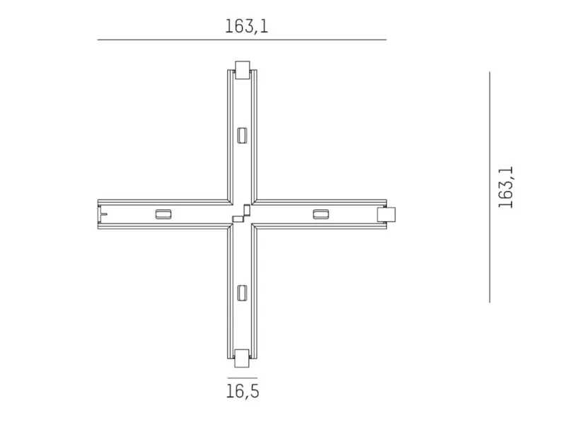 Molto Luce MAGNETICS X-VERBINDER (schwarz) - Produktbild 2