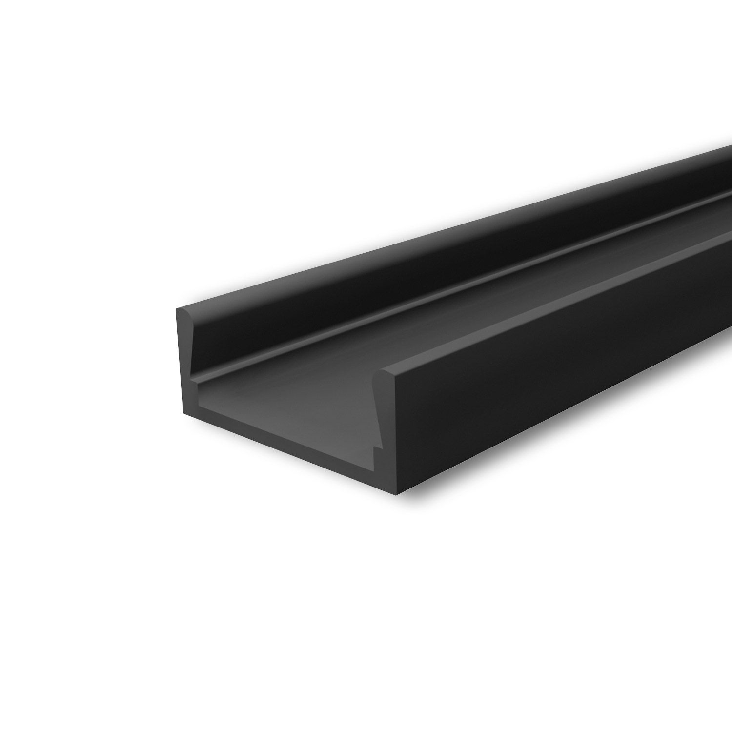 ISOLED LED Montageprofil MINI-AB V2, schwarz RAL9005 L: 200cm ISOLED LED Montageprofil MINI-AB V2, schwarz RAL9005 L: 200cm - 1