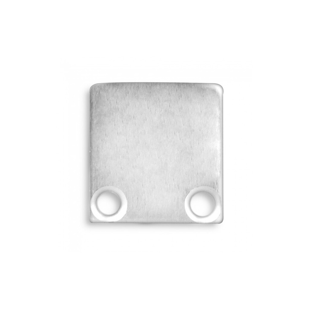 Emilum Endkappe E10.2 Aluminium für Profil PL1 in Verbindung mit PL10, 2 STK, inkl. Schrauben - Produktbild 1