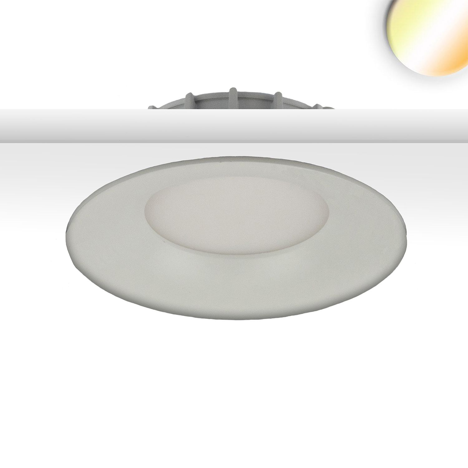 ISOLED LED Downlight, 8W, ultraflach, ColorSwitch 2600|3100|4000K, dimmbar - 5