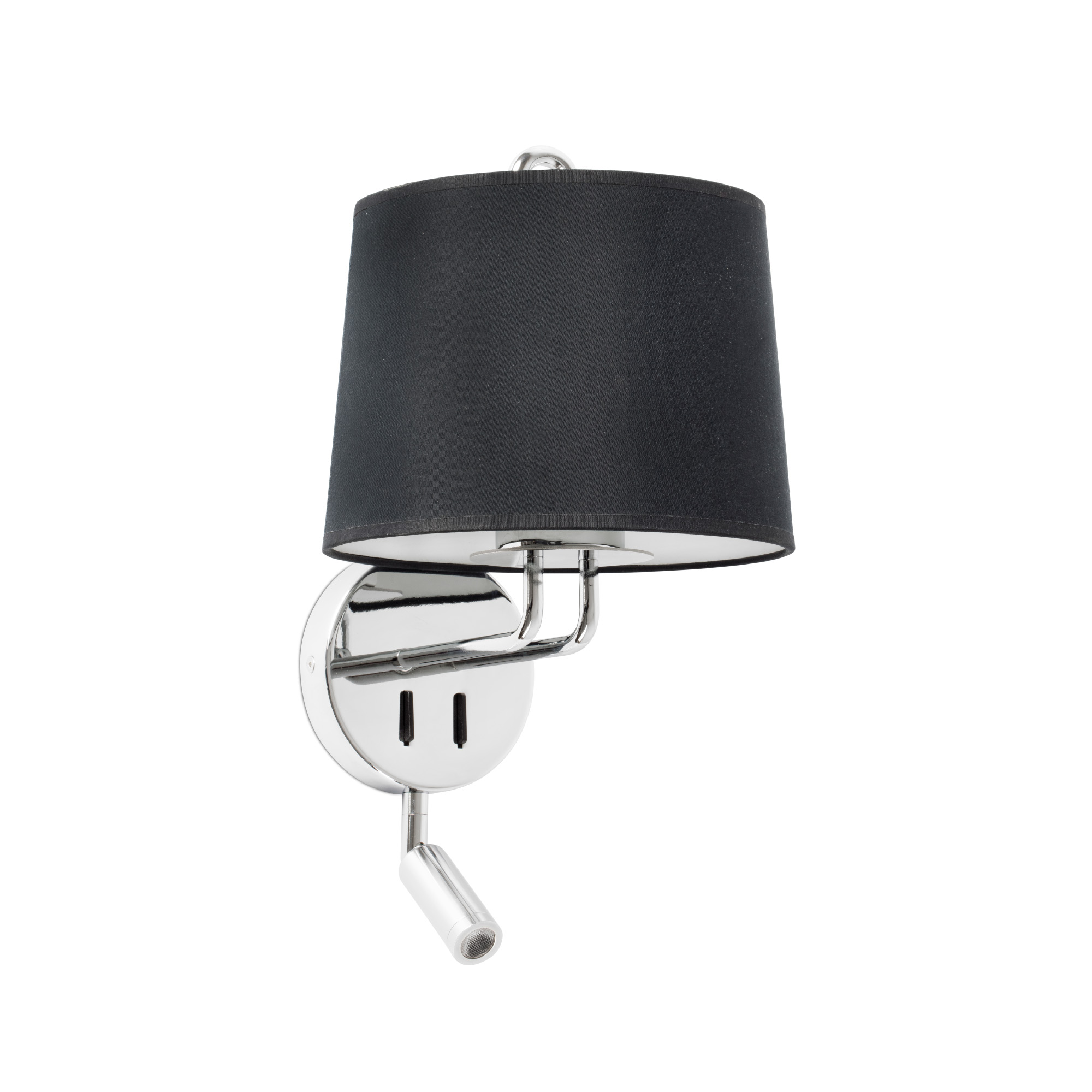 Faro MONTREAL Wandleuchte mit chrom/schwarzem Leser Faro MONTREAL Wandleuchte mit chrom/schwarzem Leser - Produktbild 1