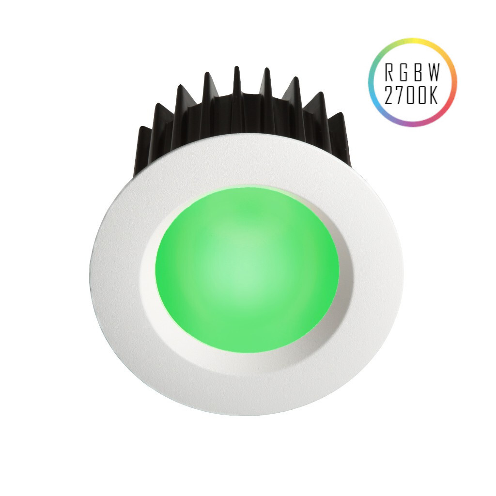 Emilum LED-Spot 24V, 8W, RGBW/2700K, CRI90 Weiß - Produktbild 1