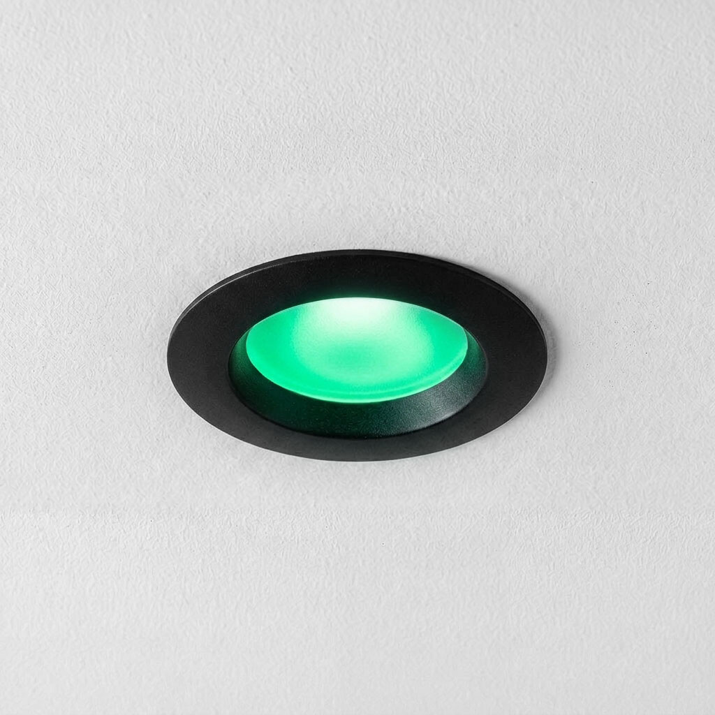 Emilum LED-Spot 24V, 10W, RGBW/2700K, CRI90 Schwarz - 2