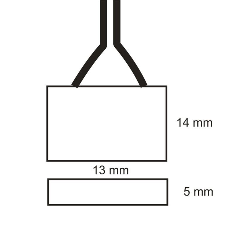 ISOLED Clip-Rundstecker-Anschluss (max. 5A) für 2-pol. IP20 Flexstripes mit Breite 8mm, Pitch-Abstand >12mm - 2