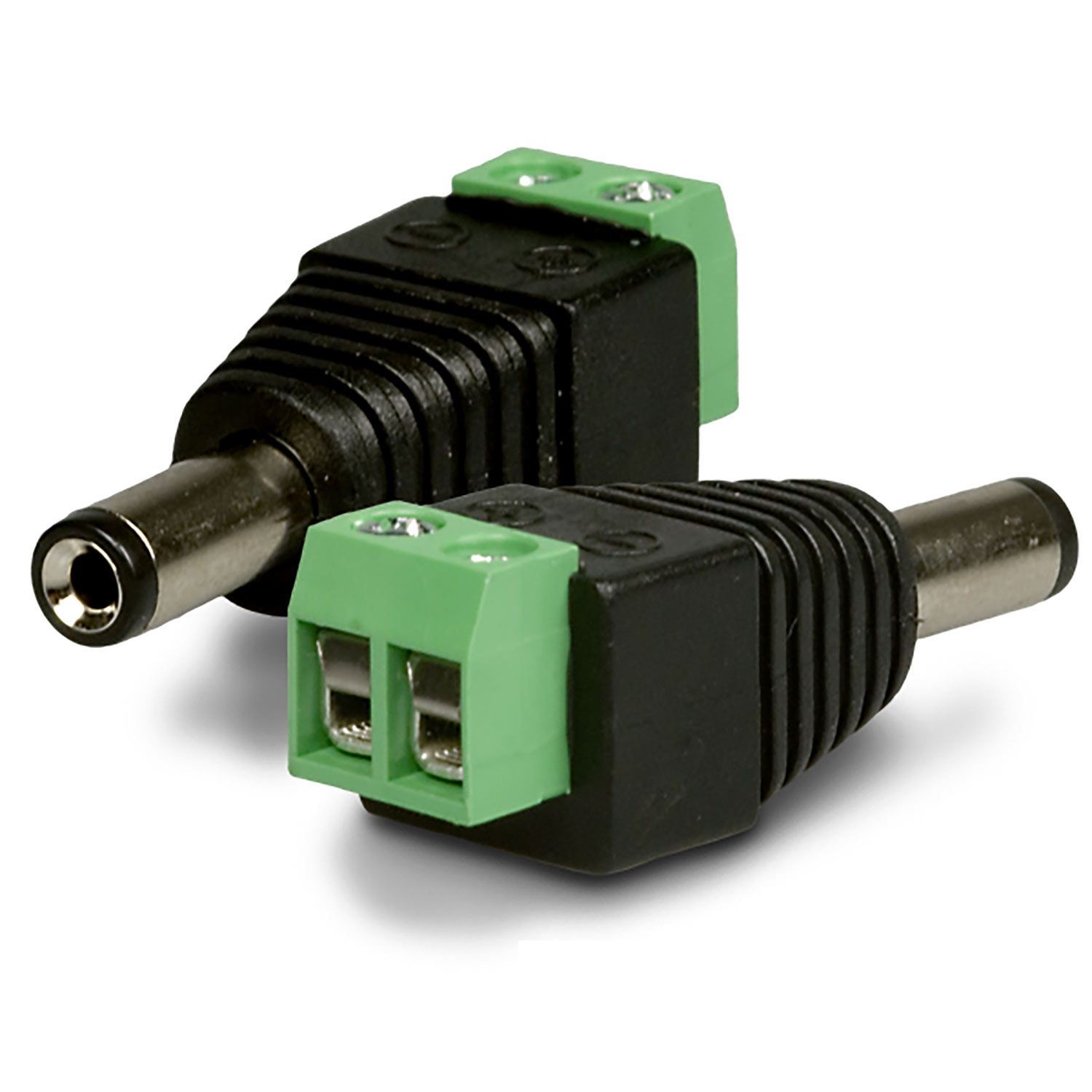 ISOLED Rundsteckeradapter MALE 2-polig auf Klemme - 1