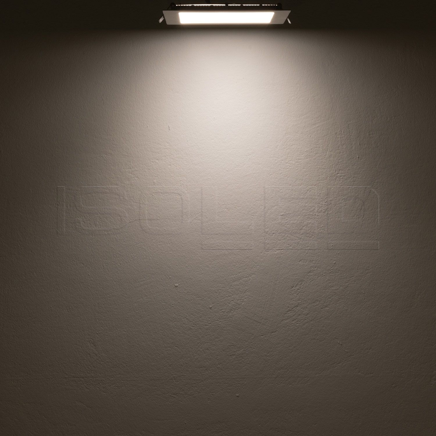ISOLED LED Downlight, 15W, eckig, ultraflach, blendungsreduziert, weiß, neutralweiß, dimmbar CRI90 - 4
