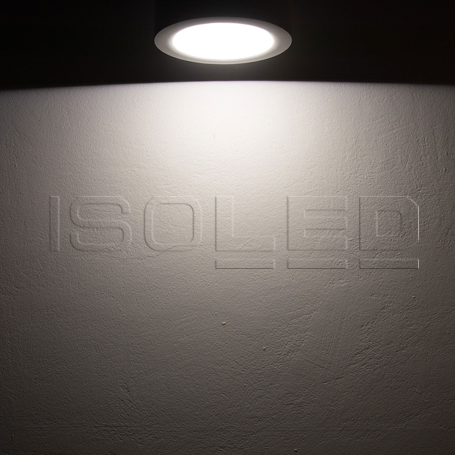 ISOLED LED Aufbauleuchte LUNA 8W, weiß, rund, DN106,5, indirektes Licht, neutralweiß - 5