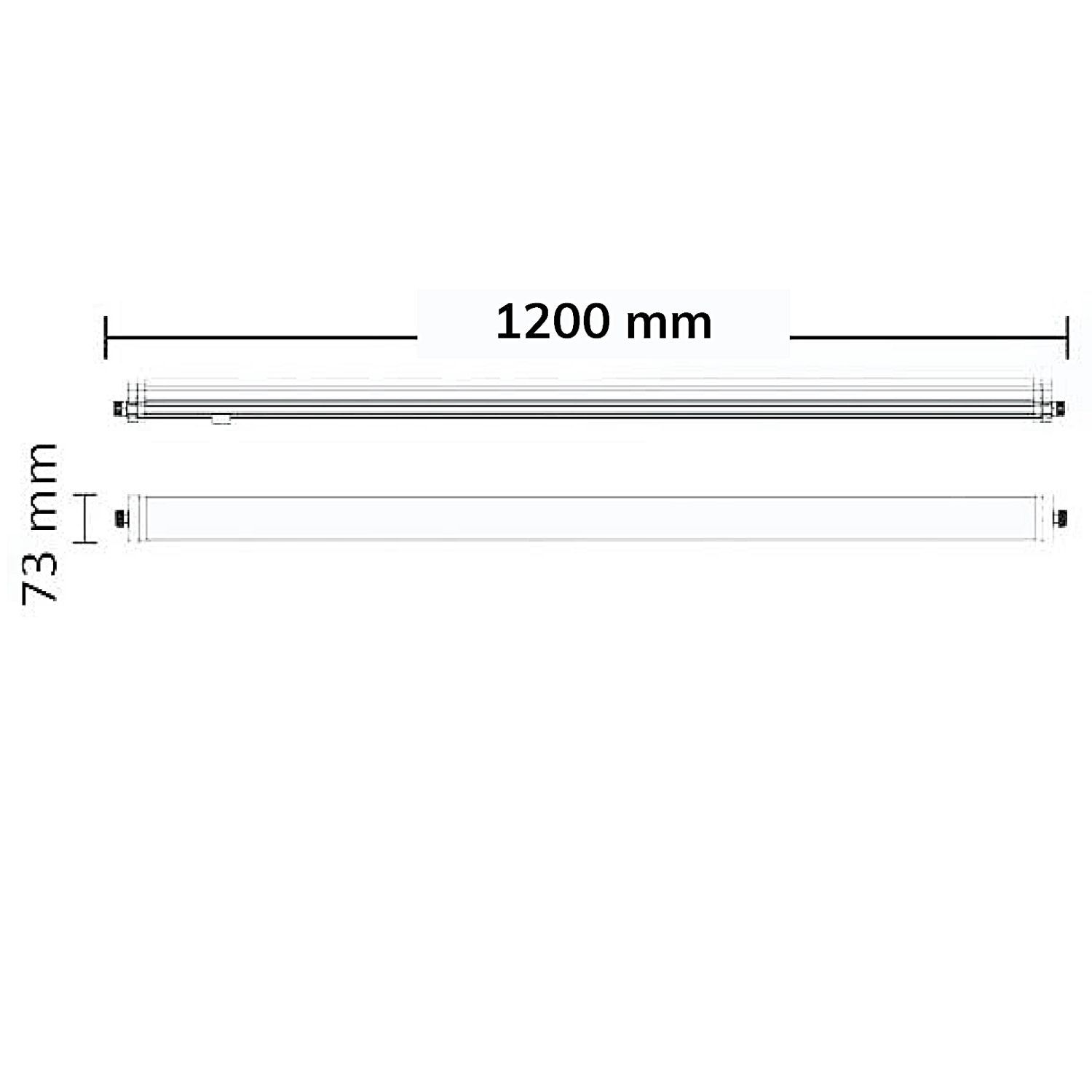 ISOLED LED Linearleuchte Professional 120cm 35W, IP66, neutralweiß - 3