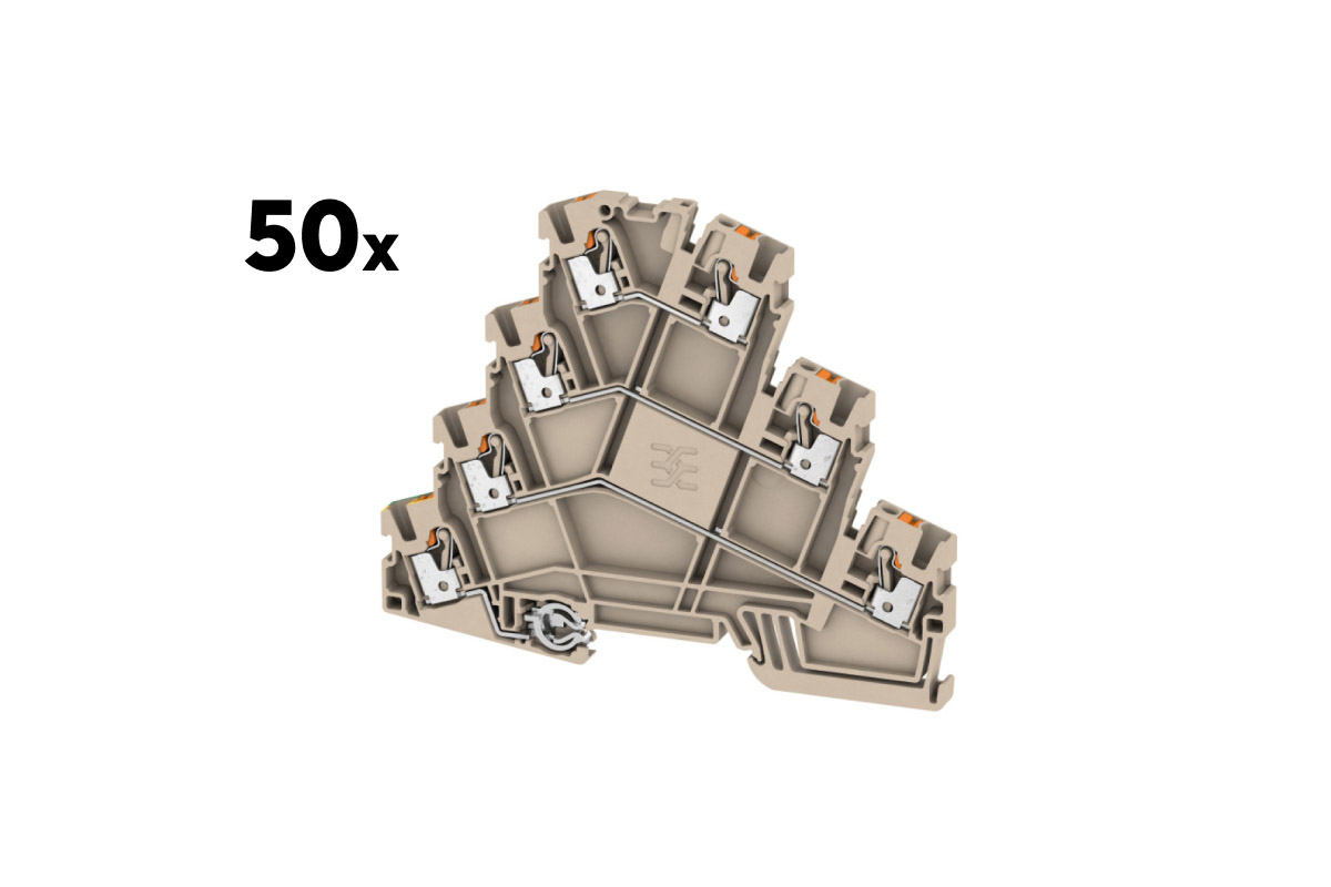 Weidmüller Jalousie-Anschlussklemme AMC 2.5 (50 Stk.) Weidmüller Jalousie-Anschlussklemme AMC 2.5 (50 Stk.) - 1