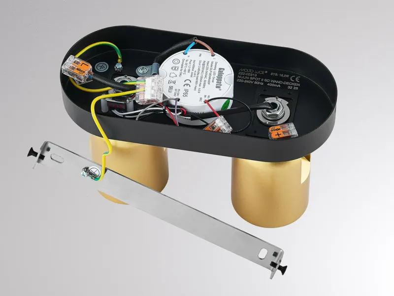 Molto Luce NUUN SPOT II SD (schwarz gold) - 7