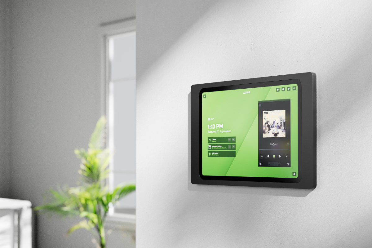Loxone iPad Wallmount 10,9" Anthrazit - Produktbild 4