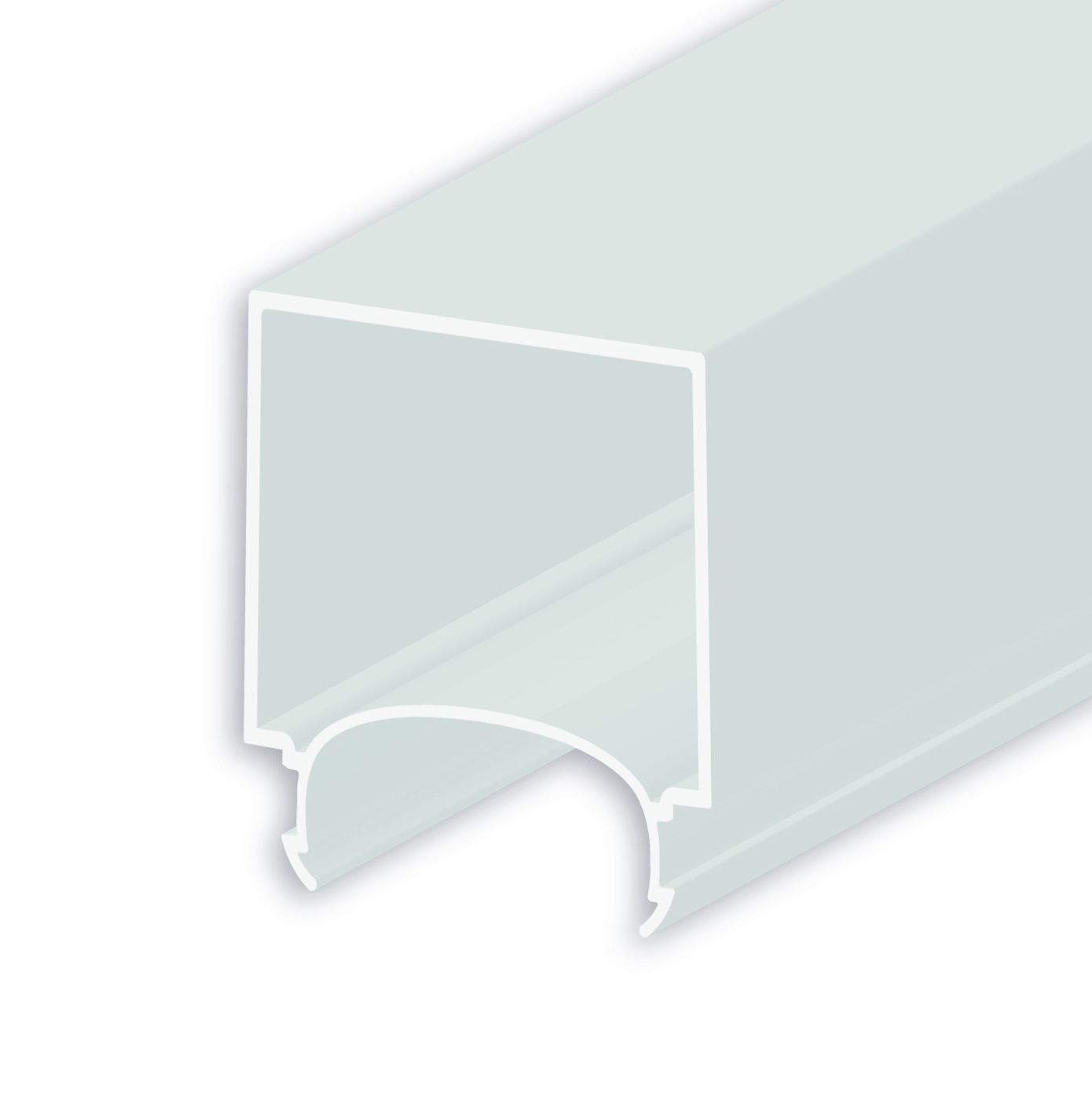 ISOLED Abdeckung COVER63 opal+, U-Form für Profil LAMP30 V1+V2, 300cm ISOLED Abdeckung COVER63 opal+, U-Form für Profil LAMP30 V1+V2, 300cm - 1