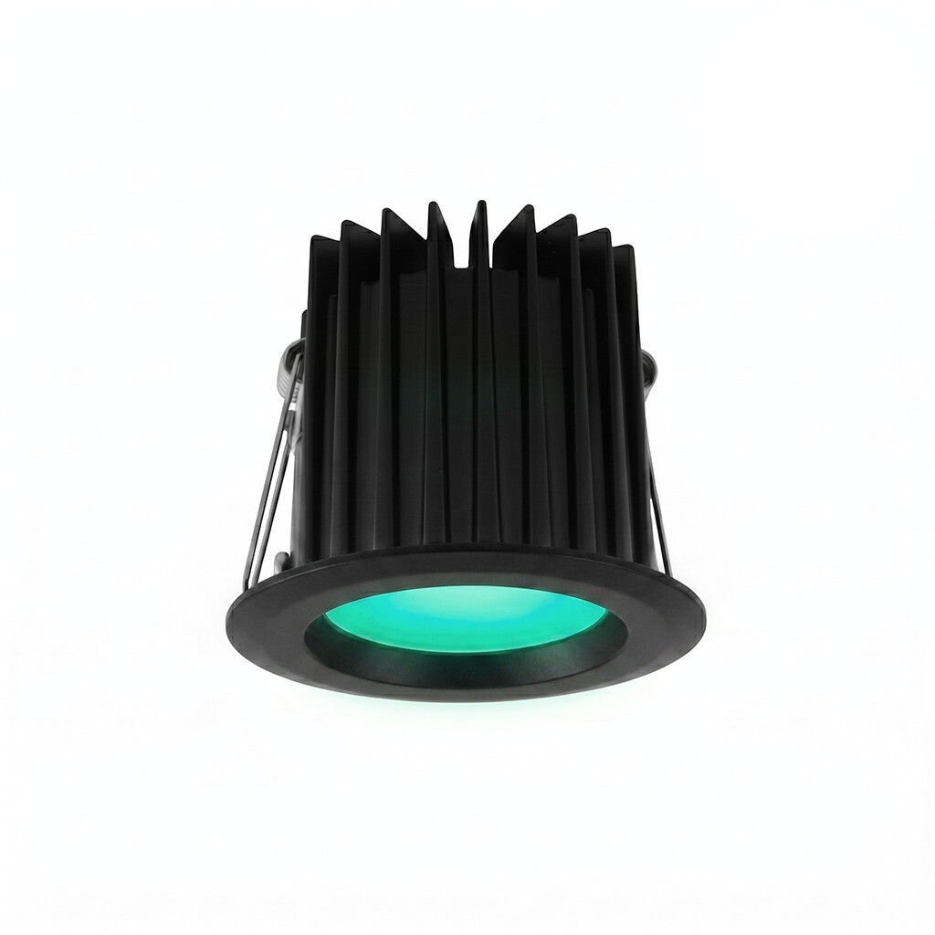 Emilum LED-Spot 24V, 10W, RGBW/2700K, CRI90 Schwarz - 5