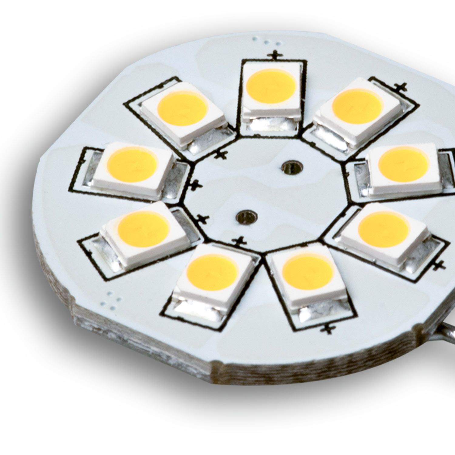 ISOLED G4 LED 9SMD, 1,5W, neutralweiß, Pin seitlich - 2