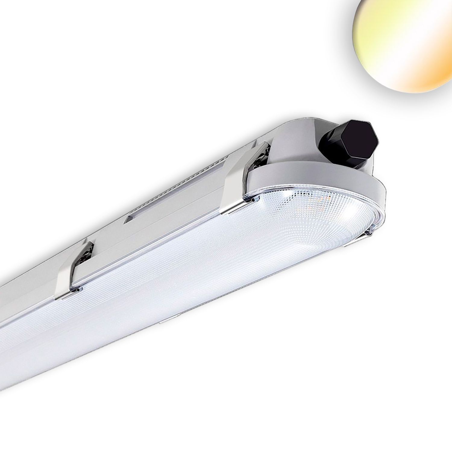 ISOLED LED Wannenleuchte 150cm, IP65, PowerSwitch 35-60W, ColorSwitch 3000|4000|5000K - 1